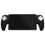 PlayVital 3D Studded Edition Anti-Slip Silicone Protective Case with Thumb Grips for PS Portal Remote Player - Black - CYRPFP001