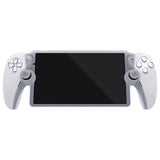 PlayVital 3D Studded Edition Anti-Slip Silicone Protective Case with Thumb Grips for PS Portal Remote Player - Clear White - CYRPFP003