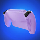 PlayVital 3D Studded Edition Anti-Slip Silicone Protective Case with Thumb Grips for PS Portal Remote Player - Mauve Purple - CYRPFP004