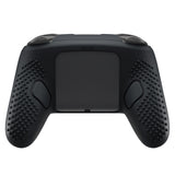 PlayVital 3D Studded Edition Silicone Cover Skin for Nintendo Switch 2 Pro Controller, Anti-Slip Grip Protector Case for Switch 2 Pro with Back Button Cap, Thumb Grips & Sticker - Black - TVCPTP001