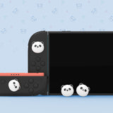 PlayVital 4 Pcs Thumb Grips for Nintendo Switch 2, Kawaii Silicone Thumbstick Caps for Joycon 2, Joystick Cover for Switch 2 Accessories - Chubby Panda - WWYNTJ009