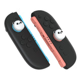 PlayVital 4 Pcs Thumb Grips for Nintendo Switch 2, Kawaii Silicone Thumbstick Caps for Joycon 2, Joystick Cover for Switch 2 Accessories - Chubby Panda - WWYNTJ009