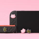 PlayVital 4 Pcs Thumb Grips for Nintendo Switch 2, Kawaii Silicone Thumbstick Caps for Joycon 2, Joystick Cover for Switch 2 Accessories - Moonlight Cat - WWYNTJ017