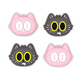 PlayVital 4 Pcs Thumb Grips for Nintendo Switch 2, Kawaii Silicone Thumbstick Caps for Joycon 2, Joystick Cover for Switch 2 Accessories - Moonlight Cat - WWYNTJ017