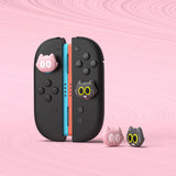 PlayVital 4 Pcs Thumb Grips for Nintendo Switch 2, Kawaii Silicone Thumbstick Caps for Joycon 2, Joystick Cover for Switch 2 Accessories - Moonlight Cat - WWYNTJ017