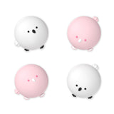 PlayVital 4 Pcs Thumb Grips for Nintendo Switch 2, Kawaii Silicone Thumbstick Caps for Joycon 2, Joystick Cover for Switch 2 Accessories - Puffy Chickie & Shy Chickie - WWYNTJ029