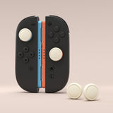 PlayVital 4Pcs Thumb Grip Caps for Nintendo Switch 2, Silicone Thumbstick Grip Cover for Switch 2, Comfort Joystick Caps for Joycon 2 - Antique Yellow - WWYNTM008