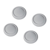 PlayVital 4Pcs Thumb Grip Caps for Nintendo Switch 2, Silicone Thumbstick Grip Cover for Switch 2, Comfort Joystick Caps for Joycon 2 - New Hope Gray - WWYNTM035