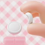 PlayVital 4Pcs Thumb Grip Caps for Nintendo Switch 2, Silicone Thumbstick Grip Cover for Switch 2, Comfort Joystick Caps for Joycon 2 - White - WWYNTM007