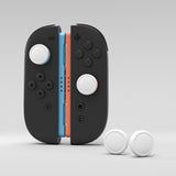 PlayVital 4Pcs Thumb Grip Caps for Nintendo Switch 2, Silicone Thumbstick Grip Cover for Switch 2, Comfort Joystick Caps for Joycon 2 - White - WWYNTM007