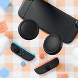 PlayVital 8Pcs Thumb Grip Caps for Nintendo Switch 2, Silicone Thumbstick Grip Cover for Switch 2, Comfort Joystick Caps for Joycon 2 - Black & Gray & Blue & Orange - WWYNTM036