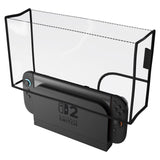 PlayVital Dust Cover for Nintendo Switch 2, Anti-Scratch Dust Guard Waterproof Cover Sleeve for Nintendo Switch 2 Console & Charging Dock -Transparent - NAWNTM003