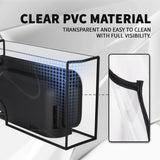 PlayVital Dust Cover for Nintendo Switch 2, Anti-Scratch Dust Guard Waterproof Cover Sleeve for Nintendo Switch 2 Console & Charging Dock -Transparent - NAWNTM003