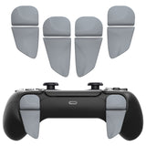 PlayVital BLADE 2 Pairs Shoulder Buttons Extension Triggers for ps5 Controller, Game Improvement Adjusters for PS Portal Remote Player, Bumper Trigger Extenders for ps5 Edge Controller - New Hope Gray - PFPJ152