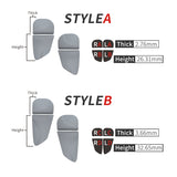 PlayVital BLADE 2 Pairs Shoulder Buttons Extension Triggers for ps5 Controller, Game Improvement Adjusters for PS Portal Remote Player, Bumper Trigger Extenders for ps5 Edge Controller - New Hope Gray - PFPJ152