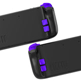 PlayVital Design for Steam Deck Back Buttons & Shoulder Buttons Trigger Enhancement Set, LR Increaser Trigger Grip + Back Button Improvement Accessories for Steam Deck OLED & LCD - Purple - BPSD0A002