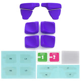 PlayVital Design for Steam Deck Back Buttons & Shoulder Buttons Trigger Enhancement Set, LR Increaser Trigger Grip + Back Button Improvement Accessories for Steam Deck OLED & LCD - Purple - BPSD0A002