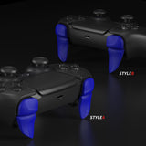 PlayVital BLADE 2 Pairs Shoulder Buttons Extension Triggers for ps5 Controller, Game Improvement Adjusters for PS Portal Remote Player, Bumper Trigger Extenders for ps5 Edge Controller - Blue - PFPJ153