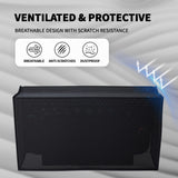 PlayVital Breathable Dust Cover for Nintendo Switch 2, Anti-Scratch Nylon Dust Guard Waterproof Cover Sleeve for Nintendo Switch 2 Console & Charging Dock -Black - NAWNTM004