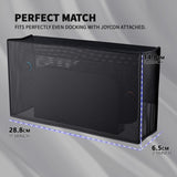 PlayVital Breathable Dust Cover for Nintendo Switch 2, Anti-Scratch Nylon Dust Guard Waterproof Cover Sleeve for Nintendo Switch 2 Console & Charging Dock -Black - NAWNTM004