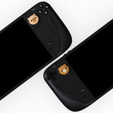 PlayVital Thumb Grip Caps for Steam Deck LCD, for PS Portal Remote Player Silicone Thumbsticks Grips Joystick Caps for Steam Deck OLED - Cozy Bear - YFSDM036