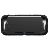 PlayVital Clear Series Hard Protective Case for Nintendo Switch Lite, Glossy Ergonomic Hard Grip Cover - Shock-absorbent Anti-Scratch Shell Case with Screen Protector & Thumb Grips & Button Caps - LGKNLM001