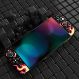 PlayVital for Nintendo Switch 2 Skin Full Set (2-Pack) - Protective Vinyl Decal Stickers for Switch 2 Console, Joycons, Handle Grips & Dock | No Residue, Anti-Scratch - Infernal Hounds - YUDNT016