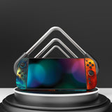 PlayVital for Nintendo Switch 2 Skin Full Set (2-Pack) - Protective Vinyl Decal Stickers for Switch 2 Console, Joycons, Handle Grips & Dock | No Residue, Anti-Scratch - Orange Star Universe - YUDNT015