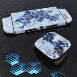 PlayVital for Nintendo Switch 2 Skin Full Set (2-Pack) - Protective Vinyl Decal Stickers for Switch 2 Console, Joycons, Handle Grips & Dock | No Residue, Anti-Scratch - Qinghua Porcelain Style - YUDNT009
