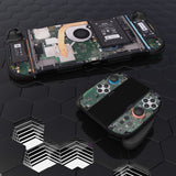 PlayVital for Nintendo Switch 2 Skin Full Set (2-Pack) - Protective Vinyl Decal Stickers for Switch 2 Console, Joycons, Handle Grips & Dock | No Residue, Anti-Scratch - Tear Down - YUDNT018