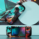 PlayVital Full Set Protective Skin Decal for Steam Deck LCD, Custom Stickers Viny Cover for Steam Deck OLED - Bats Zombie - SDTM100