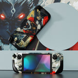 PlayVital Full Set Protective Skin Decal for Steam Deck LCD, Custom Stickers Viny Cover for Steam Deck OLED - Fallen Wukong - SDTM104