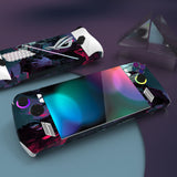 PlayVital Moonlit Horror Custom Stickers Vinyl Wraps Protective Skin Decal for ROG Ally Handheld Gaming Console - RGTM042