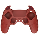 PlayVital Cute Demon Controller Silicone Case Compatible With PS5 Controller - Red - DEPFP005