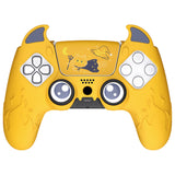 PlayVital Cute Demon Controller Silicone Case Compatible With PS5 Controller - Yellow - DEPFP006