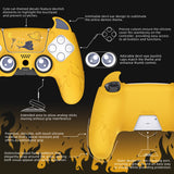 PlayVital Cute Demon Controller Silicone Case Compatible With PS5 Controller - Yellow - DEPFP006