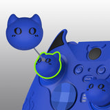 PlayVital Cute Demon Silicone Case Cover for Xbox Elite Wireless Controller Series 2, Kawaii Anti-Slip Shockproof Controller Skin Grip for Xbox Elite Series 2 Core with Thumb Grip Caps- Blue - UQNE2P003