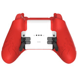 PlayVital Cute Demon Silicone Case Cover for Xbox Elite Wireless Controller Series 2, Kawaii Anti-Slip Shockproof Controller Skin Grip for Xbox Elite Series 2 Core with Thumb Grip Caps - Red - UQNE2P002