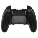 PlayVital Cute Demon Silicone Case for ps5 Edge Controller, Kawaii Controller Cover Skin Gamepad Protector for ps5 Edge Accessories with Touch Pad Sticker & Thumb Grip Caps - Black - MWKEGP001