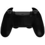 PlayVital Cute Demon Controller Skin for PS4 with Thumb Grips & Stickers, Kawaii Anti-Slip Silicone Controller Cover Grip Protector for PS4 Slim/Pro Controller - Black - BRJP4P001