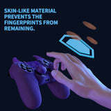 PlayVital Cute Demon Controller Skin for PS4 with Thumb Grips & Stickers, Kawaii Anti-Slip Silicone Controller Cover Grip Protector for PS4 Slim/Pro Controller - Purple - BRJP4P002