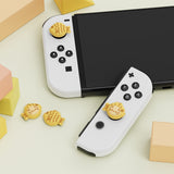 PlayVital Joystick Caps for Nintendo Switch, Thumbstick Caps for Switch Lite, Analog Cover for Joycon of Switch OLED, Thumb Grip Caps for Switch & Switch Lite & Switch OLED - Taiyaki Kitten - NJM1212