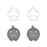 PlayVital Cutie Kitty Cute Thumb Grip Caps for PS5/4 Controller, Silicone Analog Stick Caps Cover for Xbox Series X/S, Thumbstick Caps for Switch Pro Controller - PJM3019