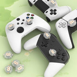 PlayVital Fuzzy Sheep Cute Thumb Grip Caps for PS5/4 Controller, Silicone Analog Stick Caps Cover for Xbox Series X/S, Thumbstick Caps for Switch Pro Controller - PJM2073