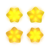 PlayVital Cute Universal Illuminated LED Thumbstick Grips for ps5 & ps4 & Xbox Series X/S & Xbox One & Switch Pro Controller - Stars - PJM6012