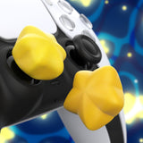 PlayVital Cute Universal Illuminated LED Thumbstick Grips for ps5 & ps4 & Xbox Series X/S & Xbox One & Switch Pro Controller - Stars - PJM6012
