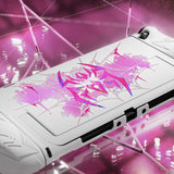 PlayVital Cyber Spider Protective Case for Nintendo Switch 2, Ergonomic Anti-slip Silicone Grip Covers, Dockable Hard Case Shell for Switch 2 with Joystick Cap & Sticker, Shockproof Skin - White - SYDNTP002