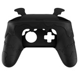 PlayVital Gothic Imp Series Cute Silicone Case for Nintendo Switch Pro Controller with 4 Thumb Grip & 2 Sticker, Non-Slip Anti-Scratch Protective Silicone Skin Cover - Black - PVLNPP001