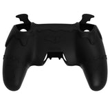 PlayVital Gothic Imp Series Cute Silicone Case for ps5 Controller with 4 Thumb Grips and 6 Stickers, Anti-Slip Silicone Skin Cover, Compatible with ps5 Charging Station - Black - GTKPFP001