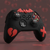 PlayVital Gothic Imp Series Cute Silicone Skin for Xbox Series X/S Controller, Anti-Slip Grip Silicone Cover, Protective Silicone Case for Xbox Core Controller with Thumb Grips - Black - ZEEX3P001